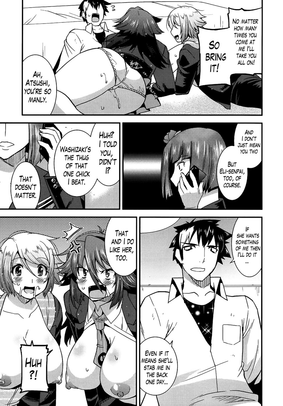 Hentai Manga Comic-Namaiki Oppai Banchou (Banka-Love)-Chapter 7 vs 7.5-9